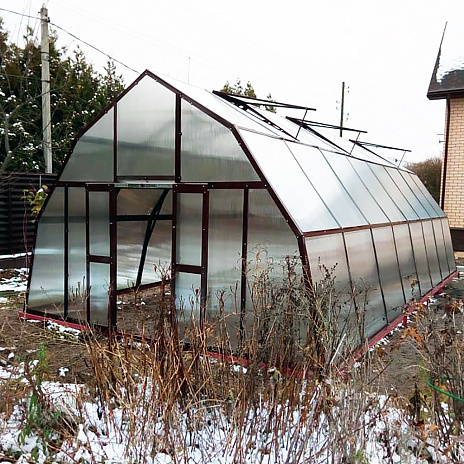 Теплица ГРАНИТ сотовый поликарбонат 4 мм/6 мм