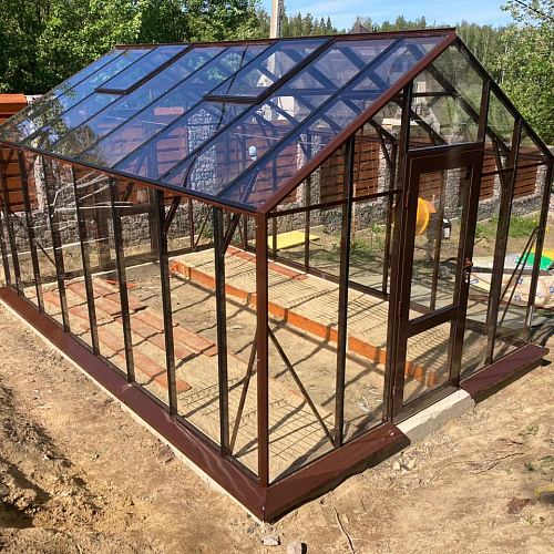 Теплица Botanik Standard с комплектом купейной двери Ботаник