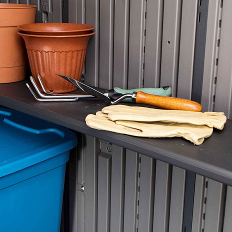 Сарай пластиковый WoodLook 8*10 NEW