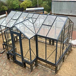 Теплица Botanik T Standard с минитамбуром и комплектом купейных дверей Ботаник