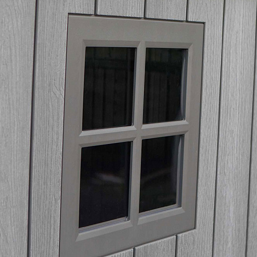 Сарай пластиковый WoodLook 8*7.5