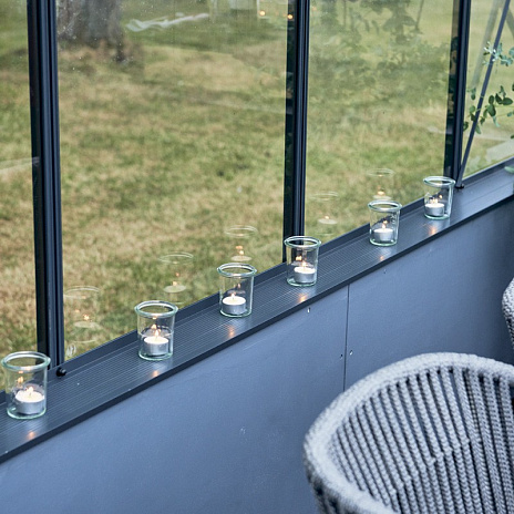 Теплица Juliana Premium 13.0 с высоким цоколем — антрацит ( Джулиана)