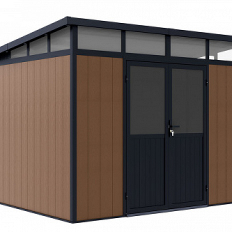 Садовое строение из ДПК Defender 9х7 (5.95 кв.м)