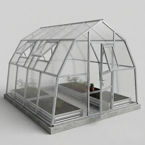 Теплица ЭТНА сотовый поликарбонат 8 мм, 10 мм