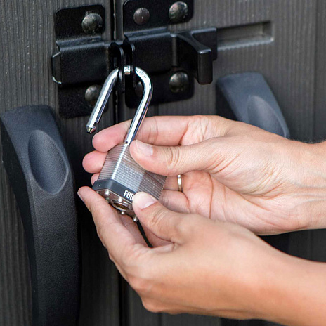 Сарай пластиковый WoodLook 8*7.5