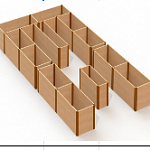 Комплект П-образных грядок в теплицу Botanik Maximum Ботаник