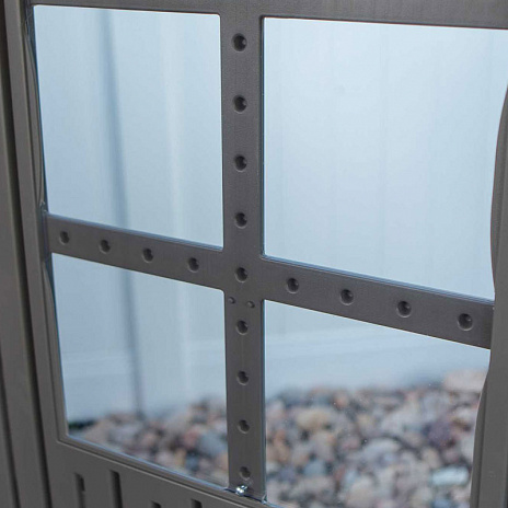 Сарай пластиковый WoodLook 8*7.5