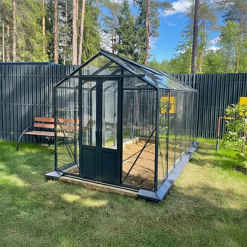 Теплица Botanik Mini с комплектом купейной двери Ботаник