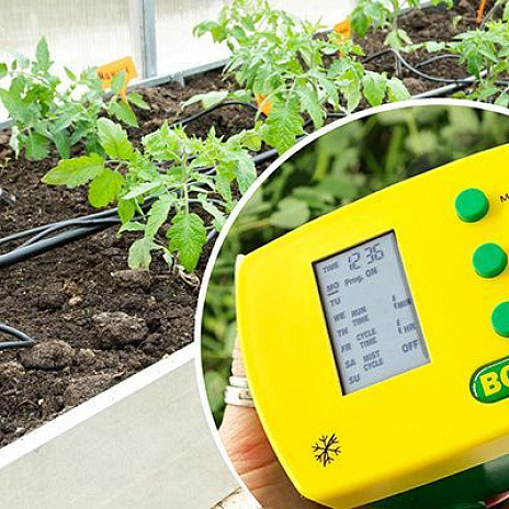 Капельный полив в теплице "Водомерка" 6 м