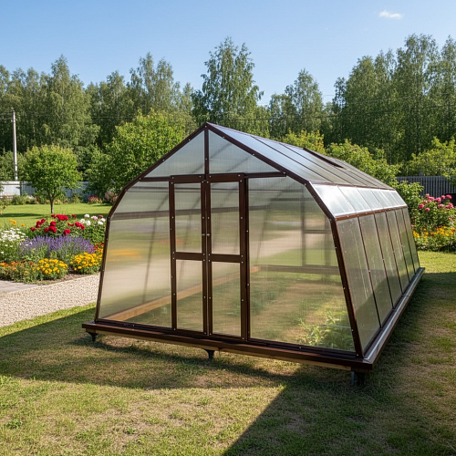 Теплица ТИТАН сотовый поликарбонат 4 мм, 6 мм