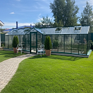 Теплица Botanik Т Maximum с минитамбуром и комплектом поворотных дверей Ботаник