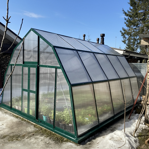 Теплица ОЛИМП сотовый поликарбонат 4 мм, 6 мм