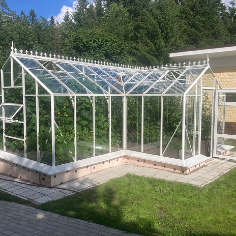 Теплица Botanik T Maximum с тамбуром и комплектом купейных дверей Ботаник
