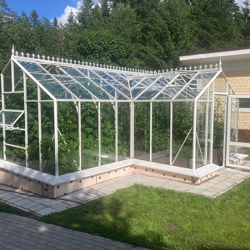 Теплица Botanik T Maximum с тамбуром и комплектом купейных дверей Ботаник