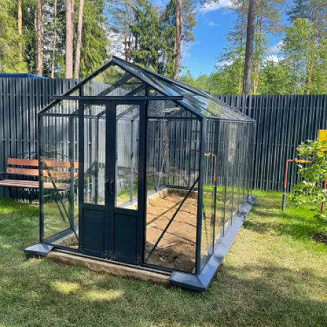 Теплица Botanik Mini с комплектом купейной двери Ботаник