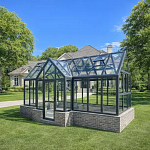 Теплица АЛЬФА с тамбуром 2.5