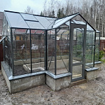 Теплица Botanik Т Maximum с минитамбуром и комплектом поворотных дверей Ботаник