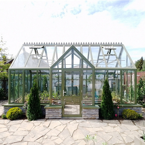 Теплица АЛЬФА с тамбуром 2.5