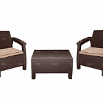 Комплект TWEET Balcony Set, цвет: белый, коричневый