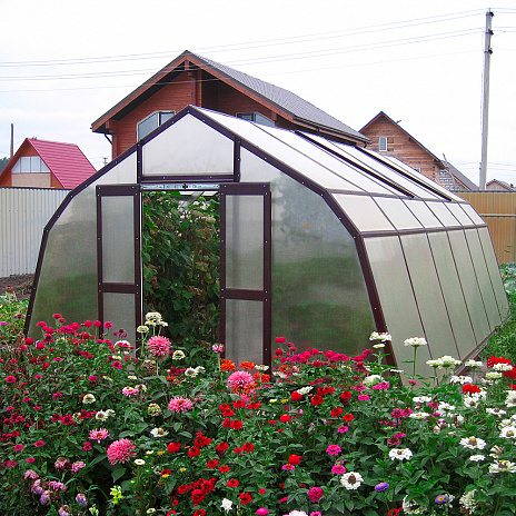 Теплица МОНОЛИТ сотовый поликарбонат 4 мм/6 мм