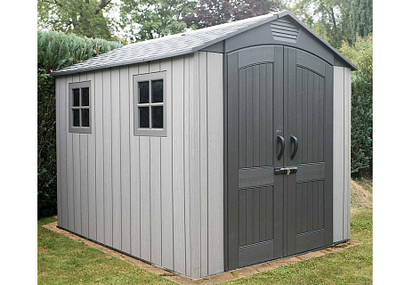Сарай пластиковый WoodLook 7*9.5