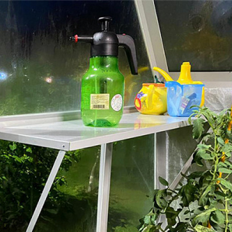 Полка без окраски в оцинковоную теплицу GLASS HOUSE