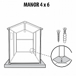 Сарай пластиковый Manor 4*6