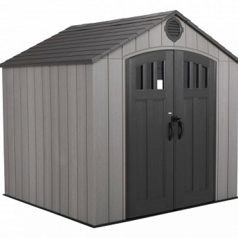 Сарай пластиковый WoodLook 8*7.5