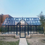 Теплица АЛЬФА  с тамбуром 4.0