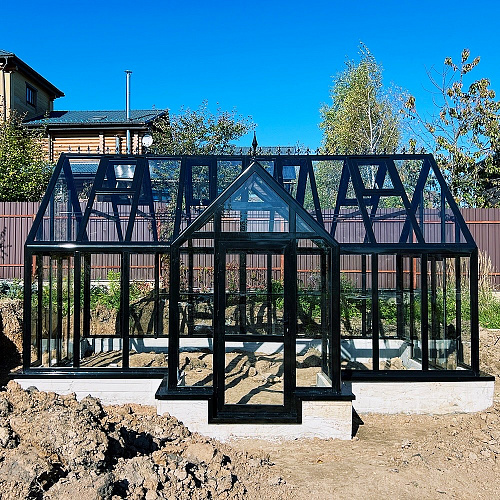 Теплица АЛЬФА с тамбуром 3.0