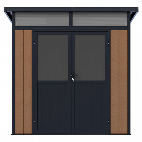 Садовое строение из ДПК Defender 7х7 (4.24 кв.м)
