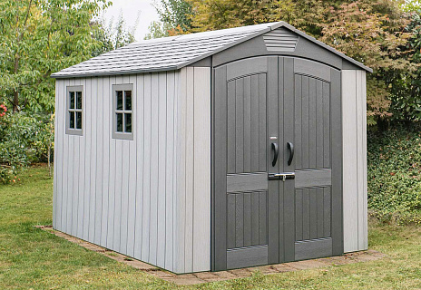 Сарай пластиковый WoodLook 7*12