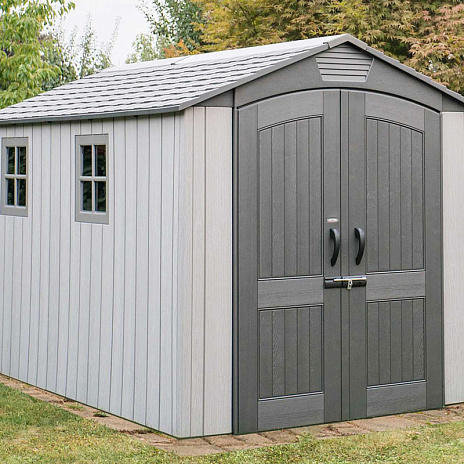 Сарай пластиковый WoodLook 7*12