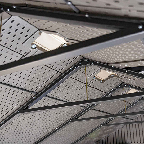 Сарай пластиковый WoodLook 15*8 DD