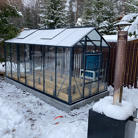 Теплица Botanik Mini с комплектом поворотной двери Ботаник