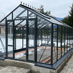 Теплица Botanik Standard с комплектом купейной двери Ботаник