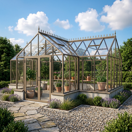 Теплица АЛЬФА  с тамбуром 4.0