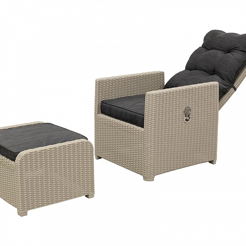 Комплект уличной мебели MANCHESTER OTTO SET 2, цвет серый, венге