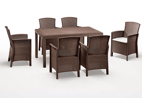 Комплект Lido Set, белый, венге