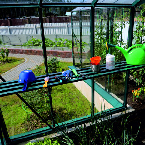 Откидывающаяся полка без окраски в теплицу Botanik Ботаник