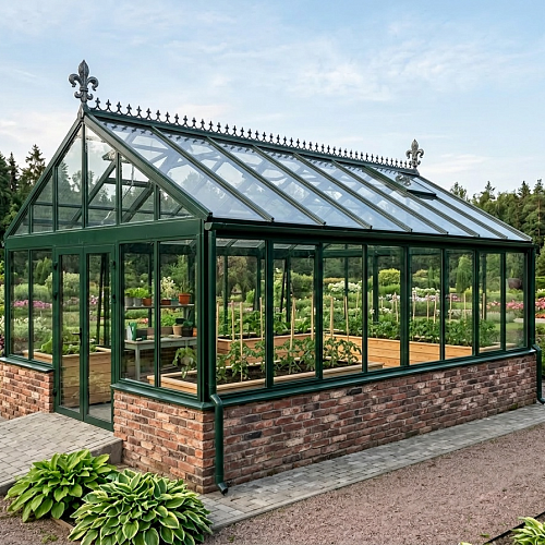 Теплица двускатная АЛЬФА 4.0