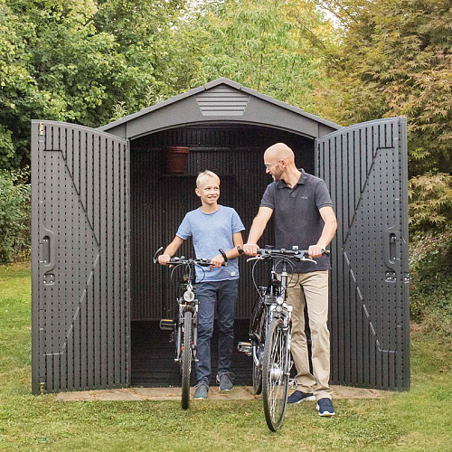 Сарай пластиковый WoodLook 7*12