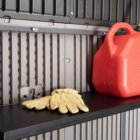 Сарай пластиковый WoodLook 7*12