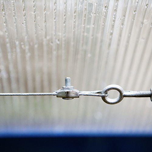 Линия для подвязки растений в оцинкованную теплицу ЕНГАРДЕН (4 ряда)