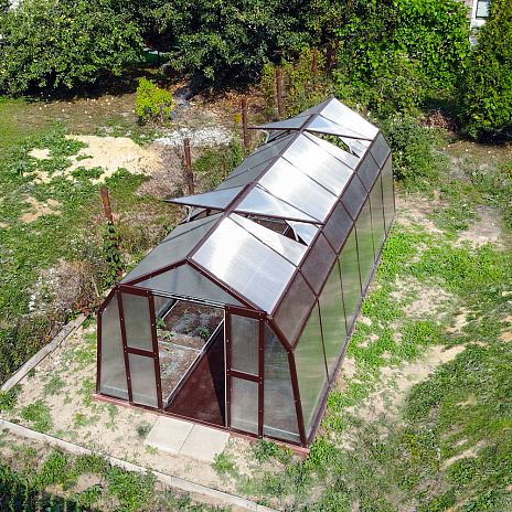 Теплица ЭТНА сотовый поликарбонат 4 мм, 6 мм