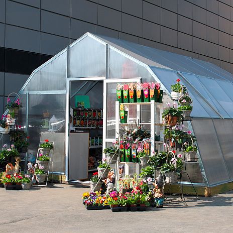 Теплица ПИК сотовый поликарбонат 4 мм, 6 мм