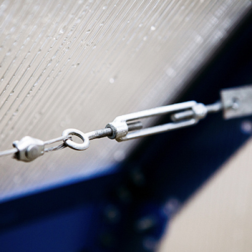 Линия для подвязки растений в оцинкованную теплицу ЕНГАРДЕН (4 ряда)