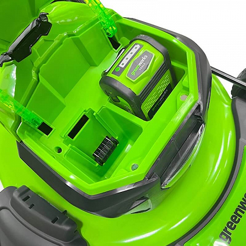 Газонокосилка аккумуляторная GREENWORKS GD40LM48SPK4