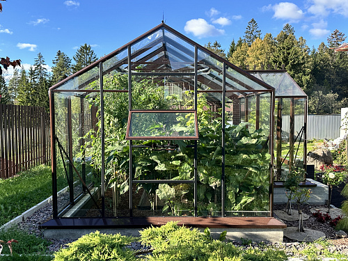 Теплица "botanik" с мини тамбуром 28м2