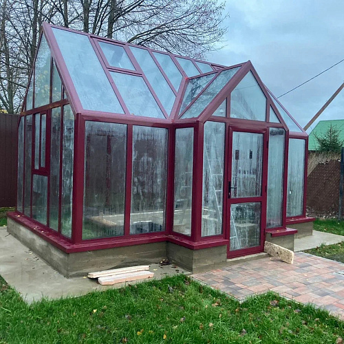 Теплица АЛЬФА с тамбуром 3.0